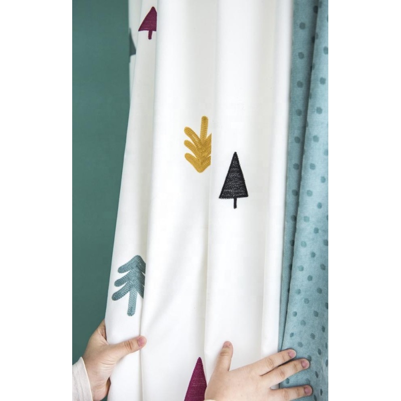 top seller 2019 home decor designs cortinas importados polyester curtain fabric