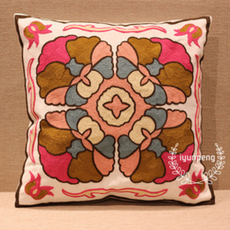 Amazon hot sale embroidered  pillowcase home sofa pillow cushion cover,  pillowcase cushion cover/