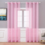 Decorative Blue Voile Living Room Bedroom Window Sheer Curtain,  Cheap Tulle Smooth and Soft Touch Sheer Curtains/