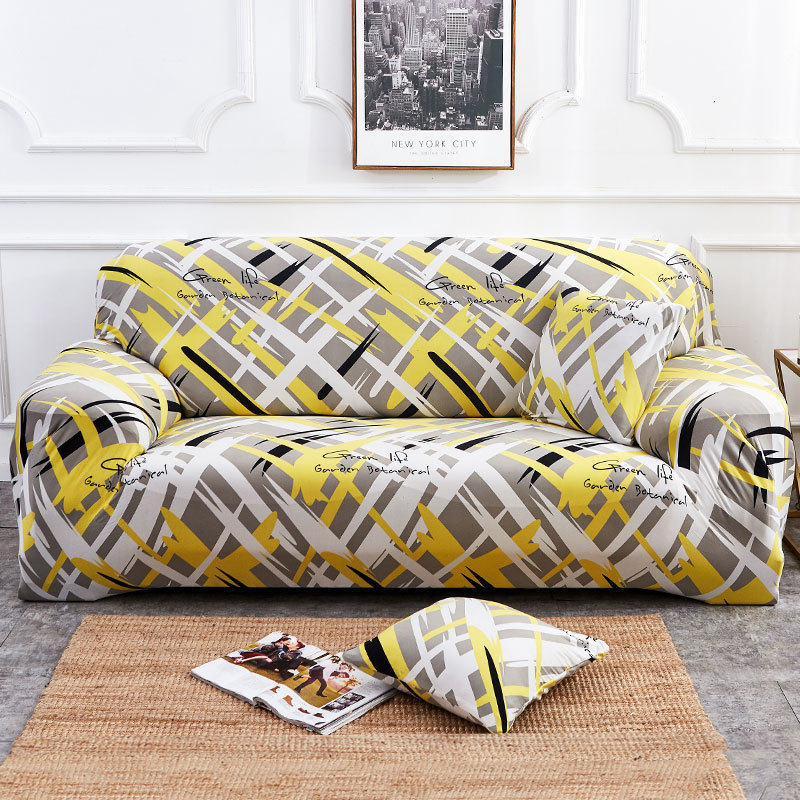 Stretch L Shaped Sofa Cover for Living Room Chaise Longue Sofa Cover Sectional Slipcover Corner Sofa Cover L Shape Elastic
