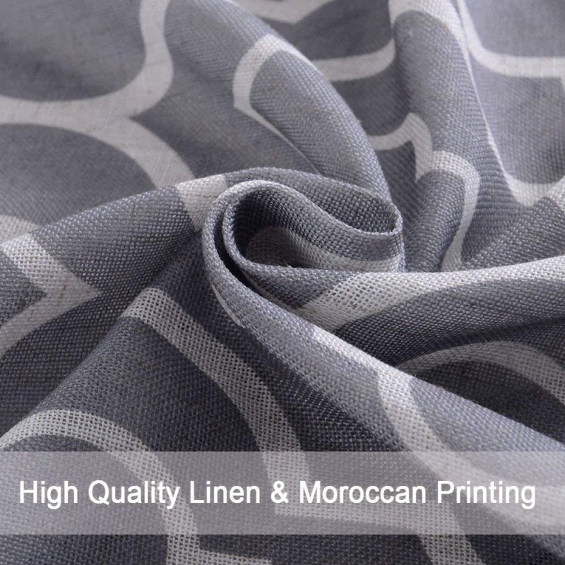 Hot selling factory price turkish window linen curtain valance