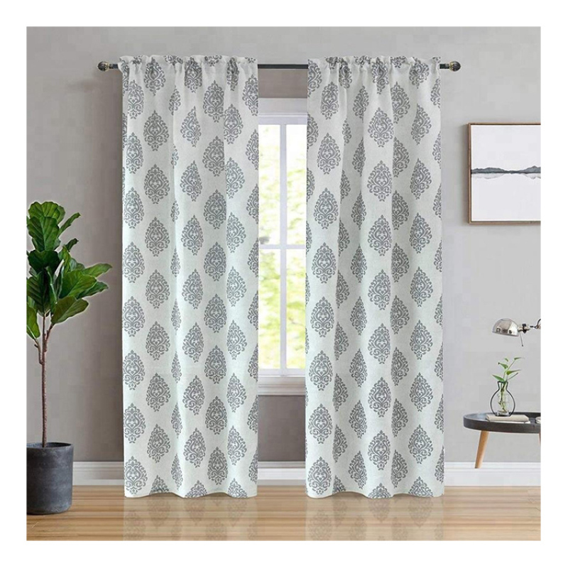 Hot selling factory price turkish window linen curtain valance