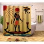 Egyptian Pharaoh 3d Digital Printing Polyester Shower ,Good-Looking Custom Printed Polyester Shower Curtain/