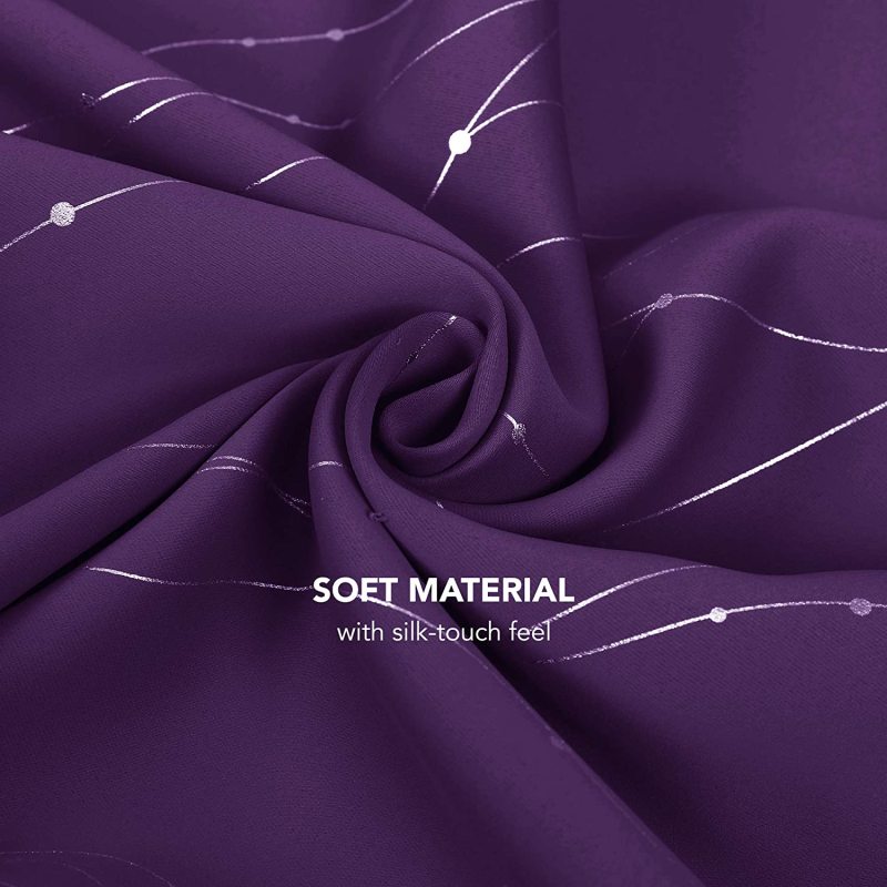 Blackout Short Curtains for Living Room Bedroom Kitchen Window,Topfinel Linen Textured Curtains for Living Room/