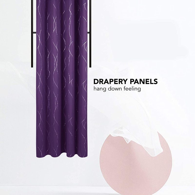 Blackout Short Curtains for Living Room Bedroom Kitchen Window,Topfinel Linen Textured Curtains for Living Room/