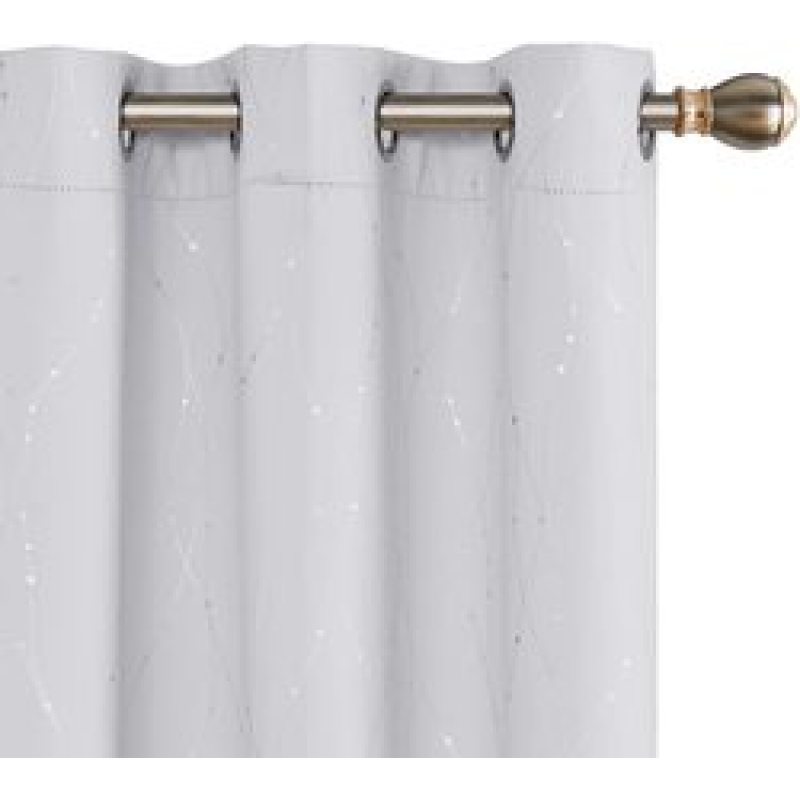 Blackout Short Curtains for Living Room Bedroom Kitchen Window,Topfinel Linen Textured Curtains for Living Room/