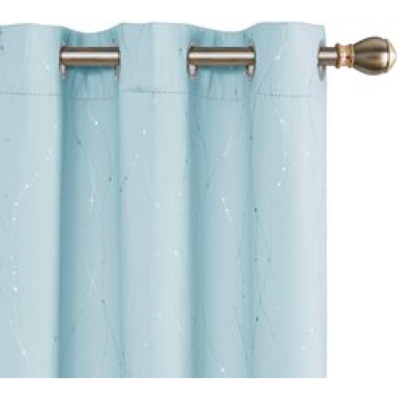 Blackout Short Curtains for Living Room Bedroom Kitchen Window,Topfinel Linen Textured Curtains for Living Room/