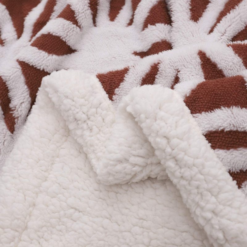 Super Soft Sherpa Blanket And Fleece Bed Fit Couch Sofa Blanket /