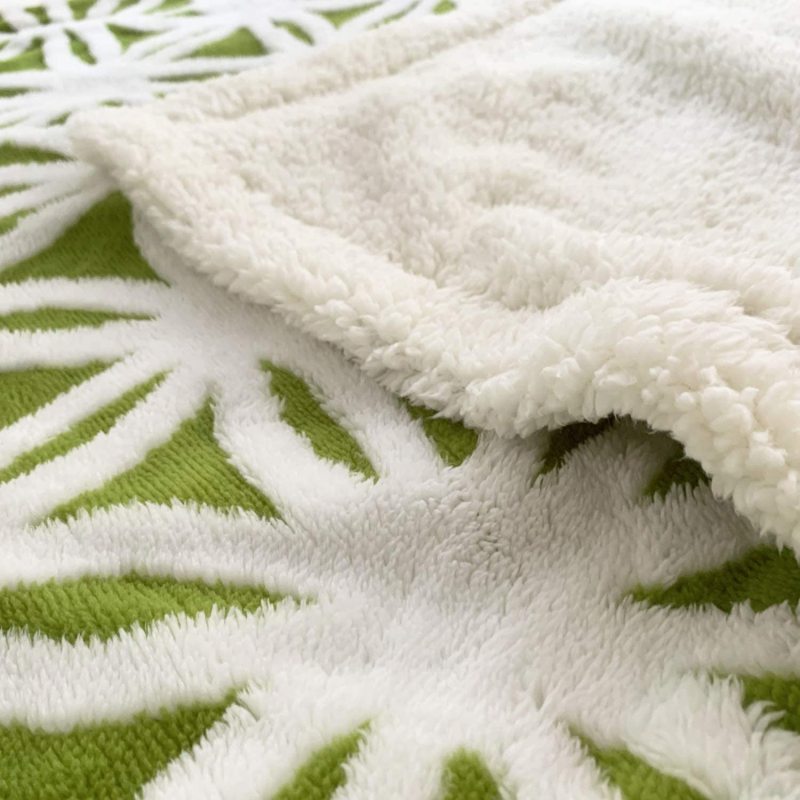Super Soft Sherpa Blanket And Fleece Bed Fit Couch Sofa Blanket /