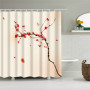 plants Wholesale New Design Eco Friendly Waterproof Printed PEVA Bathroom Shower Curtains for bathroom /