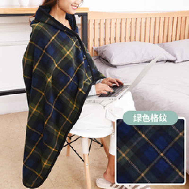 soft warm Shawl blanket office, accept custom design coral fleece shawl blanket office nap blanket/