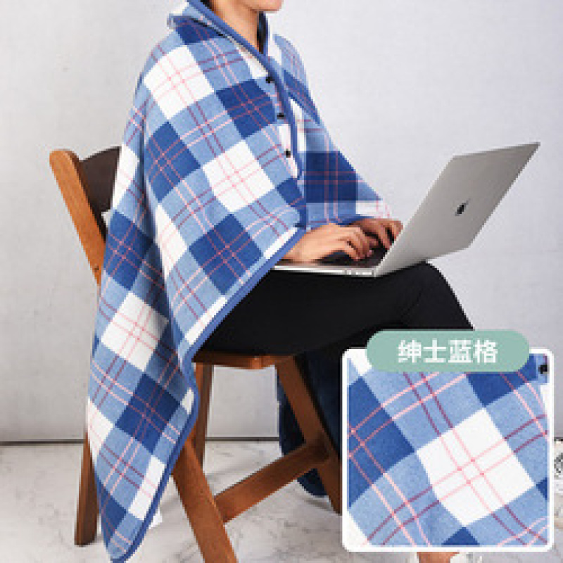 soft warm Shawl blanket office, accept custom design coral fleece shawl blanket office nap blanket/