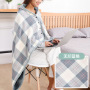 soft warm Shawl blanket office, accept custom design coral fleece shawl blanket office nap blanket/