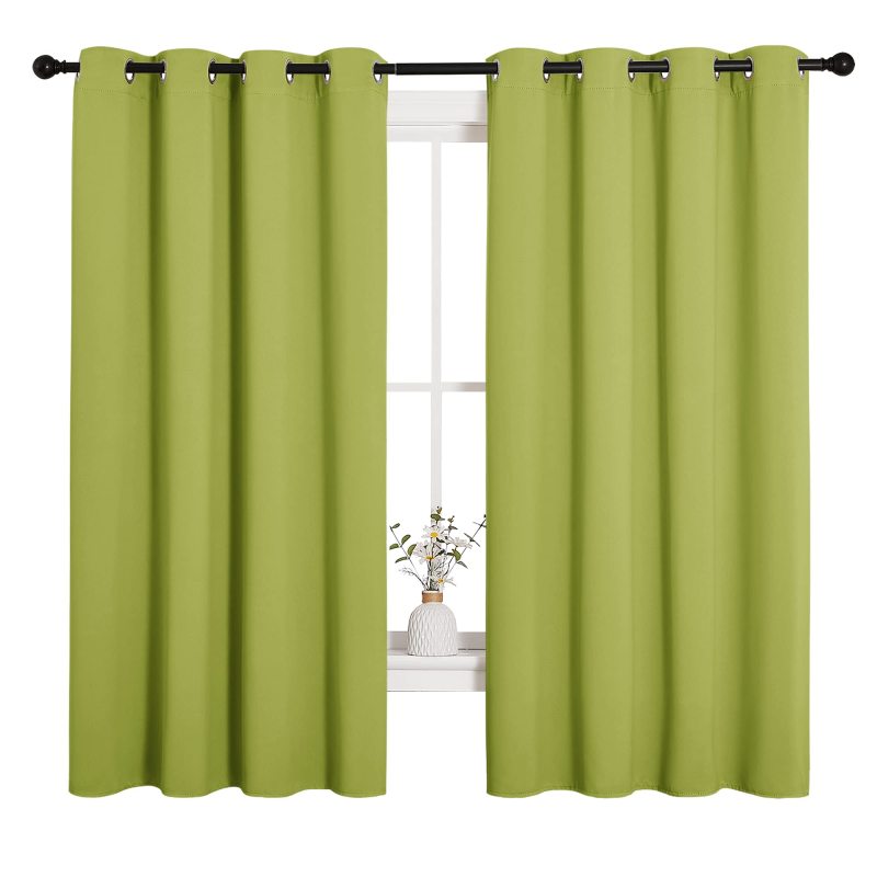 Wholesale blackout curtains window treatment curtains super blackout fabric curtain cloth curta photo blackout