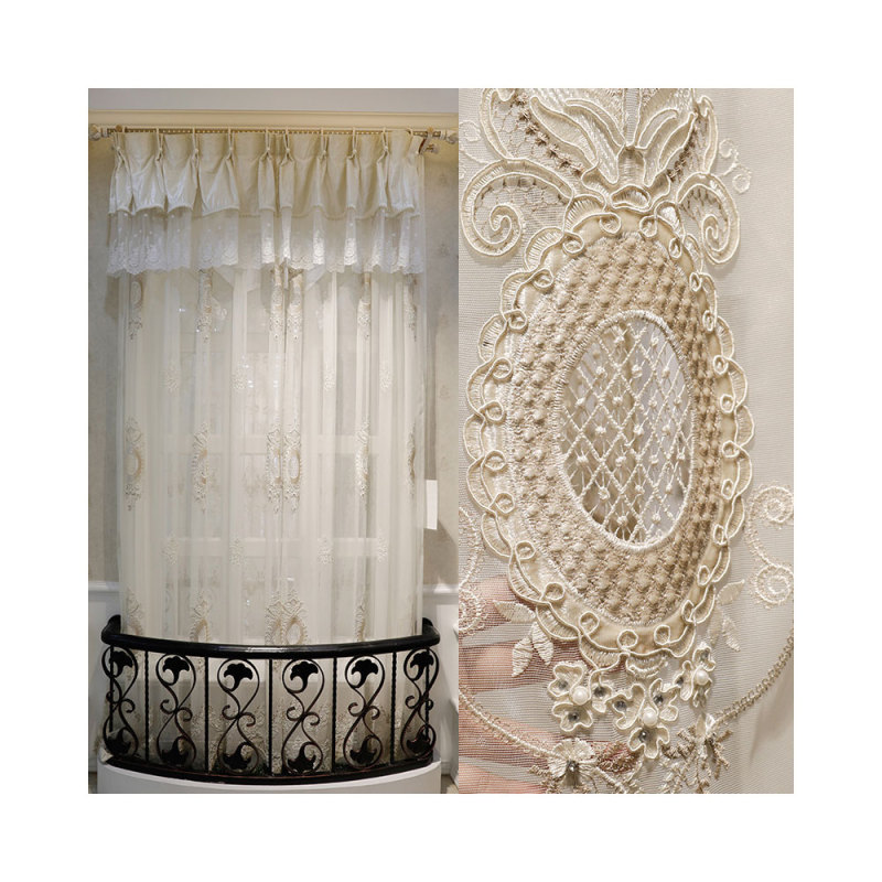 good price curtain importar cortinas de china european embroidered curtain dubai bedroom window curtains tende di tulle ricamato
