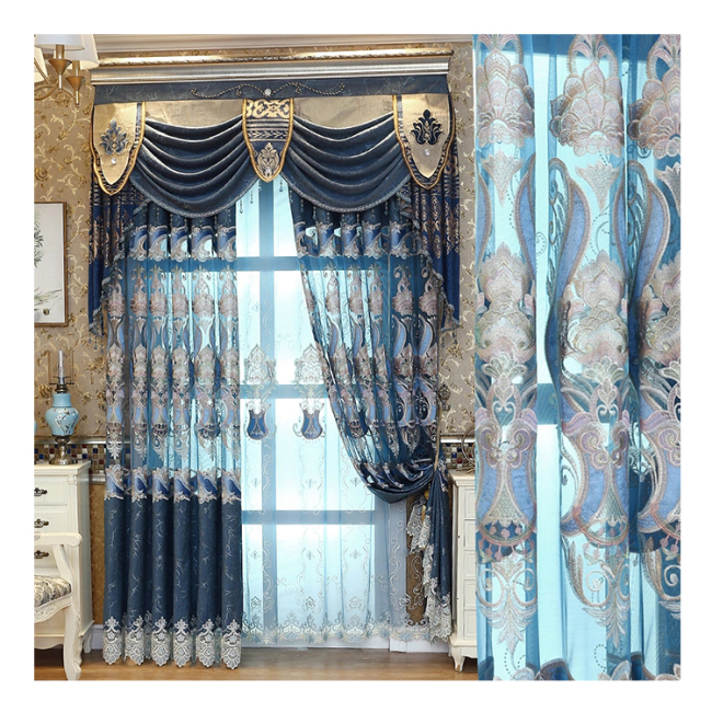 Tende Di Lusso, Luxury Embroidered Curtains, European Curtains For The Living Room And Bedroom/