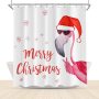 Home Decor Cheapest 3D Shower Curtain, Hot Printing Christmas Bathroom Shower Curtain*