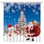 Home Decor Cheapest 3D Shower Curtain, Hot Printing Christmas Bathroom Shower Curtain*