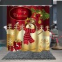 Home Decor Cheapest 3D Shower Curtain, Hot Printing Christmas Bathroom Shower Curtain*