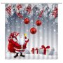 Home Decor Cheapest 3D Shower Curtain, Hot Printing Christmas Bathroom Shower Curtain*