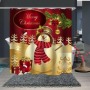 Home Decor Cheapest 3D Shower Curtain, Hot Printing Christmas Bathroom Shower Curtain*
