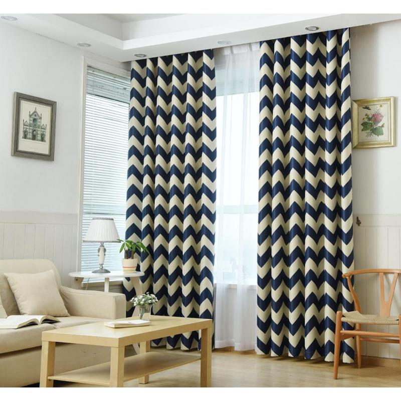 Venus Striped Orange Shade Curtains,Living Room Bedroom Study Printing Cloth Direct Wholesale/
