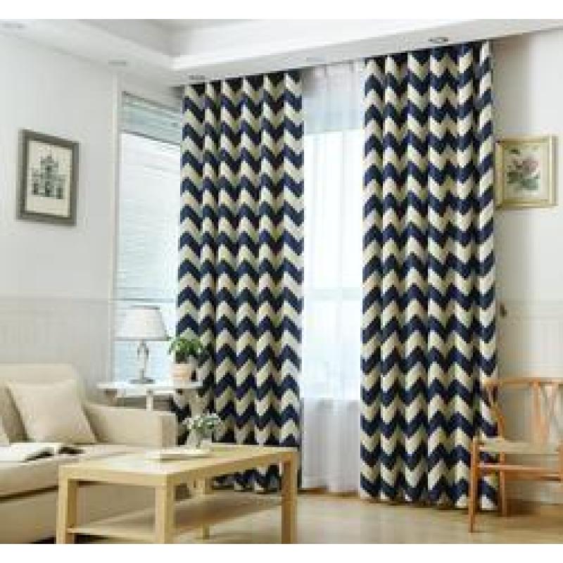 Venus Striped Orange Shade Curtains,Living Room Bedroom Study Printing Cloth Direct Wholesale/