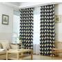 Venus Striped Orange Shade Curtains,Living Room Bedroom Study Printing Cloth Direct Wholesale/
