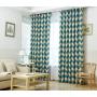 Venus Striped Orange Shade Curtains,Living Room Bedroom Study Printing Cloth Direct Wholesale/