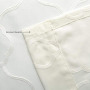 Moroccan Faux Linen Grommet Window Living Room Embroidered Semi Sheer Curtains