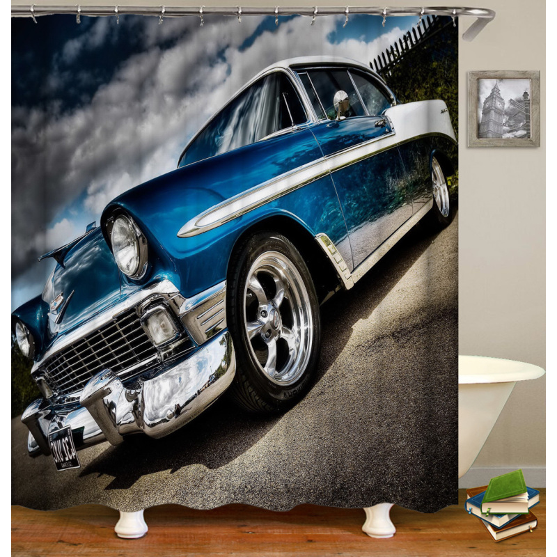 2021 New Arrival OEM Design Ethiopian Traditional Saba Telet Shower Curtain for Bathroom