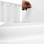 China Supplier Wholesale Stocked White Waffle Shower Curtain Liner/