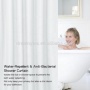 China Supplier Wholesale Stocked White Waffle Shower Curtain Liner/