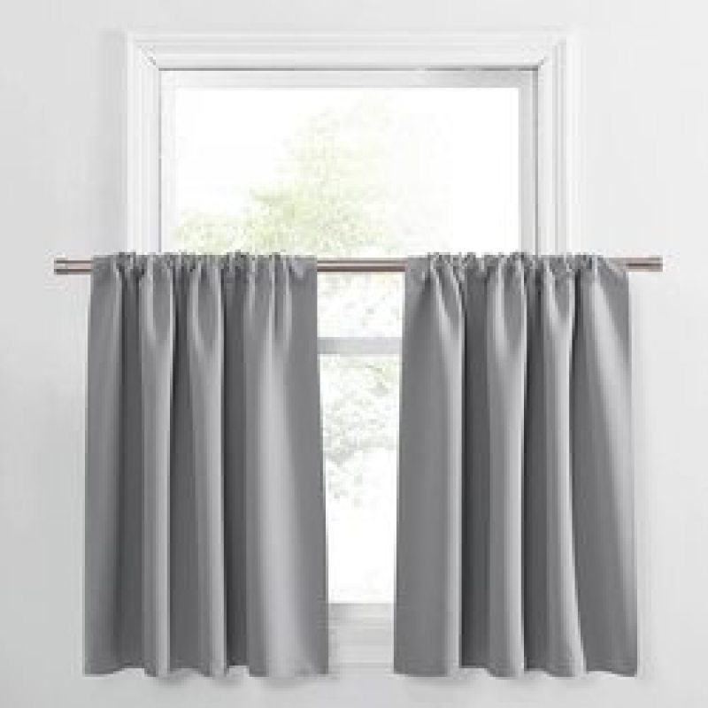 China supplier 100% Blackout Curtains For Kitchen Window Treatment Solid Water Proof Curtains for Living Room Custom Made