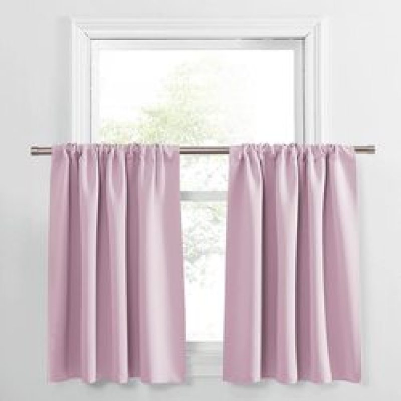 China supplier 100% Blackout Curtains For Kitchen Window Treatment Solid Water Proof Curtains for Living Room Custom Made