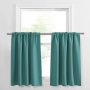 China supplier 100% Blackout Curtains For Kitchen Window Treatment Solid Water Proof Curtains for Living Room Custom Made