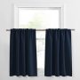 China supplier 100% Blackout Curtains For Kitchen Window Treatment Solid Water Proof Curtains for Living Room Custom Made