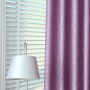 Modern Pure Color Velvet 3D Embossed Blackout Curtain For Living Room