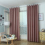 Modern Pure Color Velvet 3D Embossed Blackout Curtain For Living Room