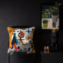 Wholesale Abstract Painting Cushion Cover, Embroidery Cotton Canvas  Cartoon Cushion Cover /