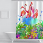 Printed Animal Shower Curtain Bathroom  Abstract Flower 3D Window Waterproof  Custom Shower Curtain