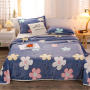 Bedspread on the Beds Purple Color Throw Blanket For Girl Queen/King Size Printed Pattern Coral Fleece Blanket Housse De Couett/