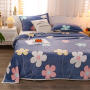 Bedspread on the Beds Purple Color Throw Blanket For Girl Queen/King Size Printed Pattern Coral Fleece Blanket Housse De Couett/