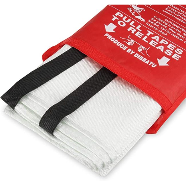 Fire Extinguishing Blanket Safety Fire Safety Fire Cover Glass Extinguishing Fireproof Fiber Blanket