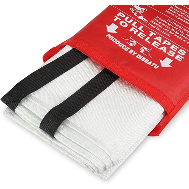 Fire Extinguishing Blanket Safety Fire Safety Fire Cover Glass Extinguishing Fireproof Fiber Blanket