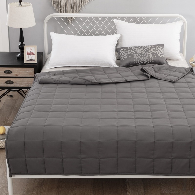 Weighted Blanket for Adult,Decompression Sleep Aid Pressure Weighted Quilt Blankets#