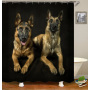 2021 Amazon Top Seller 3D Custom Digital Print Waterproof Polyester Fabric Shower Curtain with Hooks#