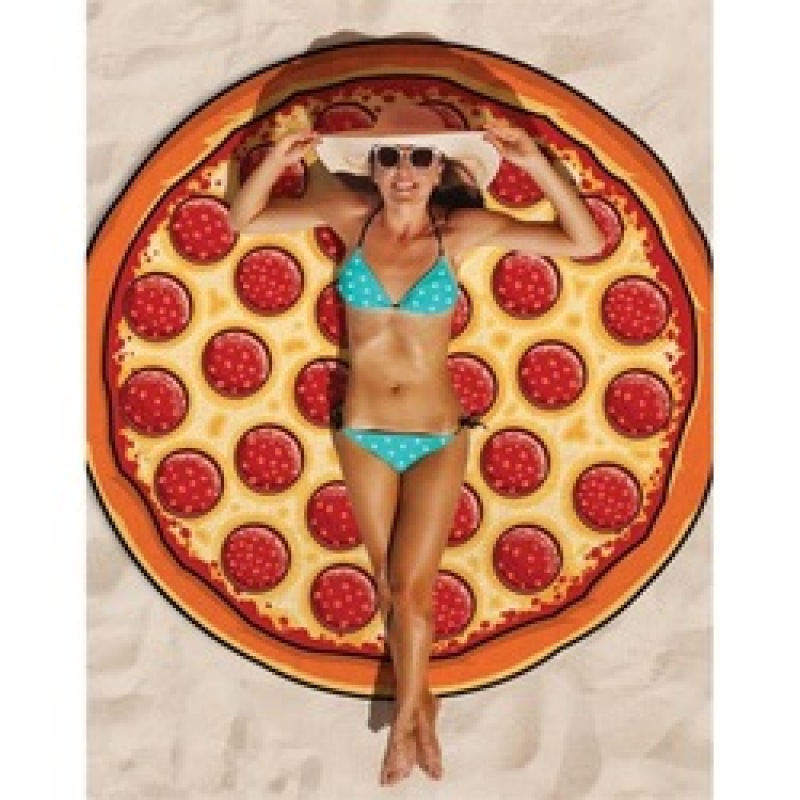 Custom Logo Food Donuts Printing Beach Towel, Microfiber Round Quick Dry Beach Towel#
