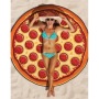 Custom Logo Food Donuts Printing Beach Towel, Microfiber Round Quick Dry Beach Towel#