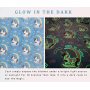 Amazon Sell Glow in the Dark Blanket Luminous Kids Baby Unicorn Blanket, Super Soft Fuzzy Fluffy Plush Furry Throw Blanket/